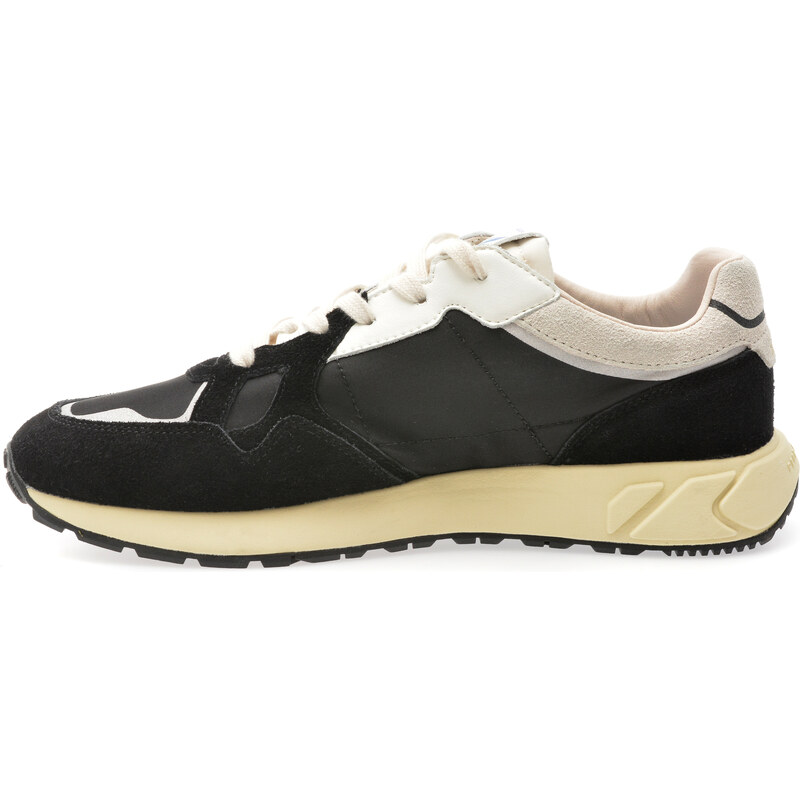 Pantofi sport PEPE JEANS negri, MARLON DIVIDED, din material textil