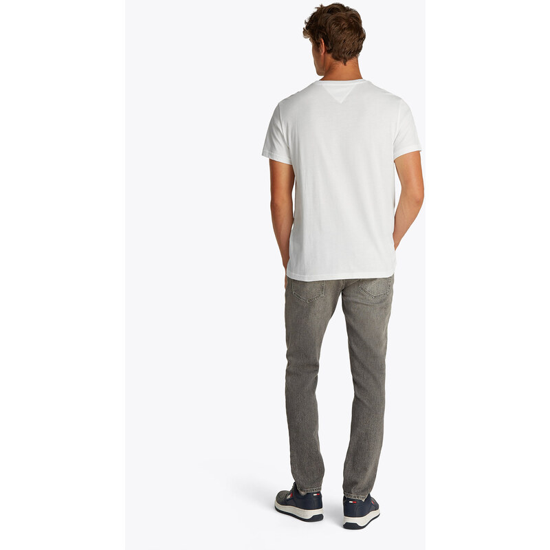 Tommy Jeans Tricou negru / alb