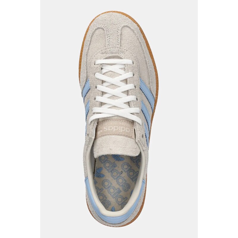 adidas Originals sneakers din piele intoarsă Handball Spezial W femei, culoarea gri, JS0241