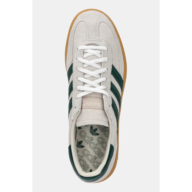 adidas Originals sneakers din piele intoarsă Handball Spezial W culoarea gri, JS0242