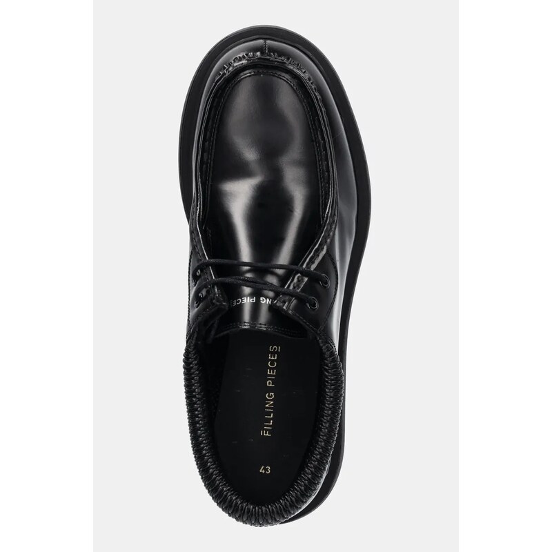 Filling Pieces pantof Moc Derby Fuse barbati, culoarea negru, 64528761861