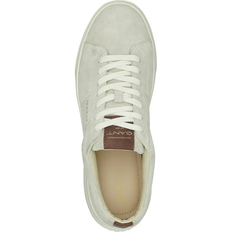 Gant sneakers din piele intoarsă Joree culoarea bej, 30633873.G11