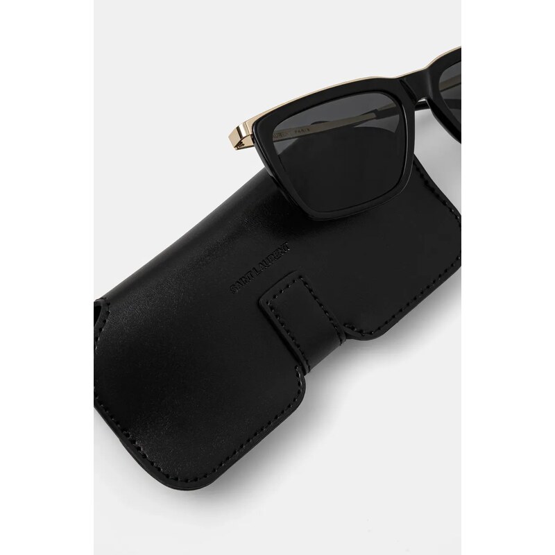 Saint Laurent ochelari de soare barbati, culoarea negru, SL 765