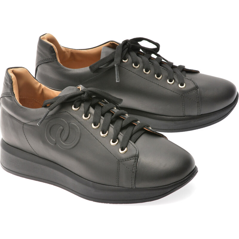Pantofi sport FLAVIA PASSINI negri, P1, din piele naturala