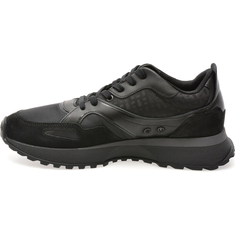 Pantofi sport BOSS negri, 6496, din material textil