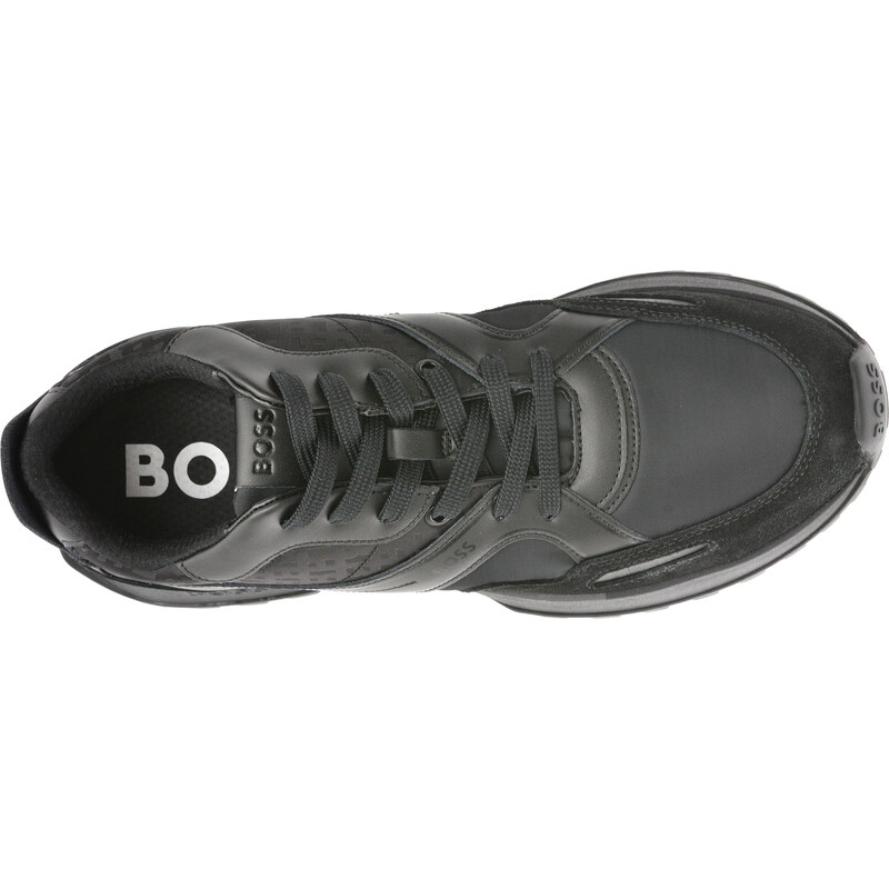 Pantofi sport BOSS negri, 6496, din material textil