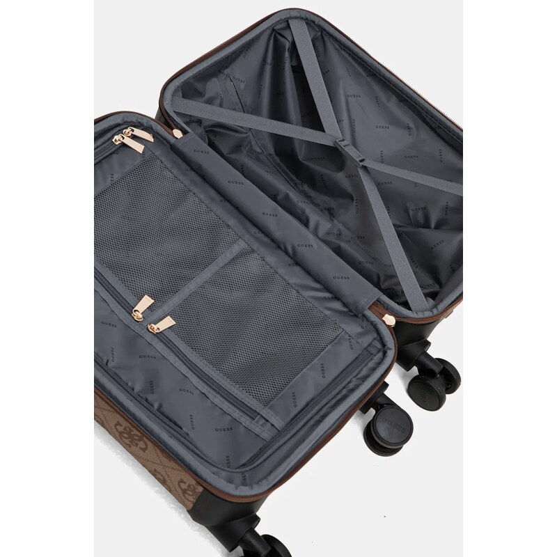 Guess valiză BERTA 46x32x22 cm culoarea bej, TWOB86 88983
