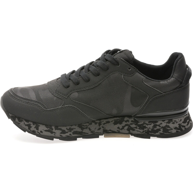 Pantofi sport REPLAY negri, GMS68, din material textil