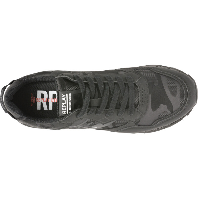 Pantofi sport REPLAY negri, GMS68, din material textil