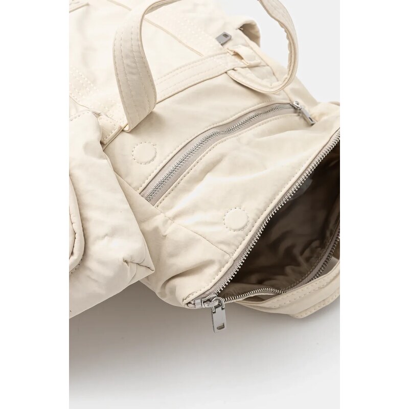 Desigual rucsac BASIC MODULAR VO femei, culoarea bej, mic, neted, 25SAXY11