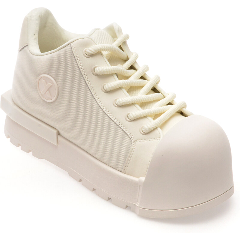 Pantofi sport GRYXX albi, 10211, din material textil