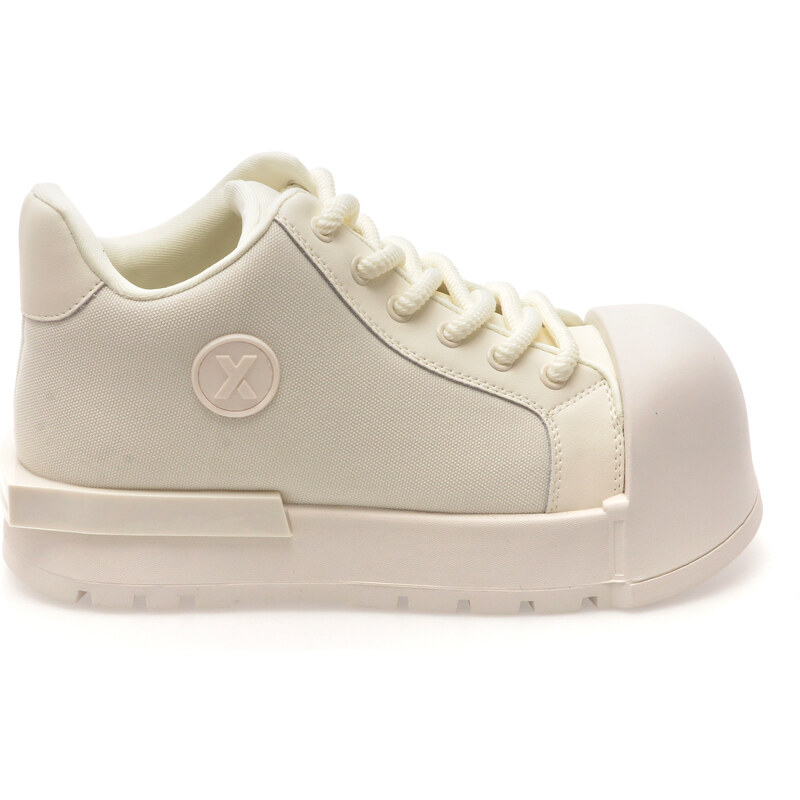 Pantofi sport GRYXX albi, 10211, din material textil