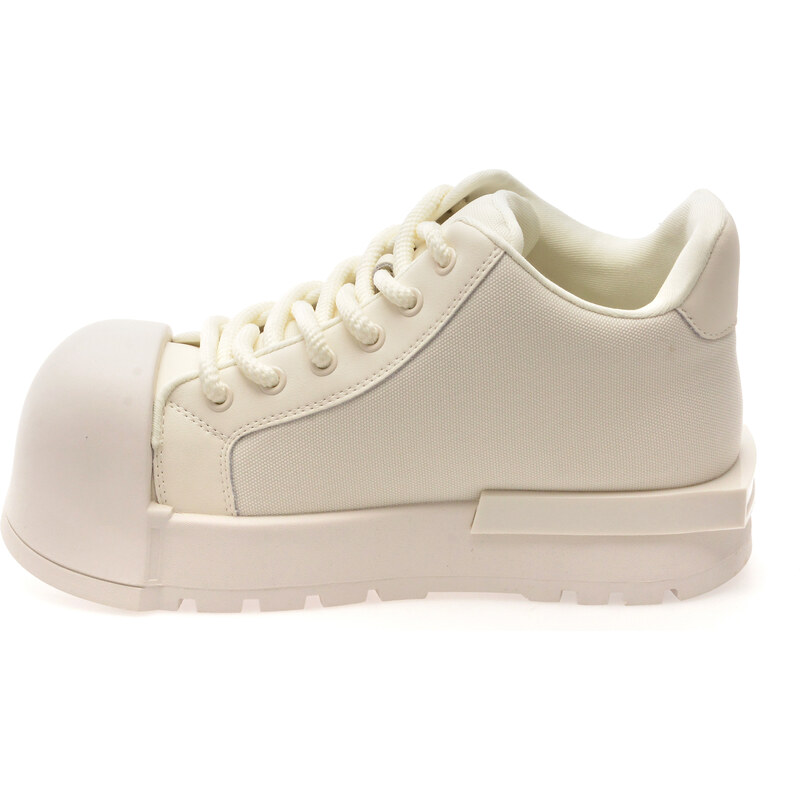 Pantofi sport GRYXX albi, 10211, din material textil