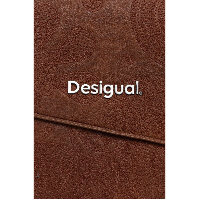 Desigual poseta DEJAVU PHUKET MINI culoarea maro, 25SAXP53