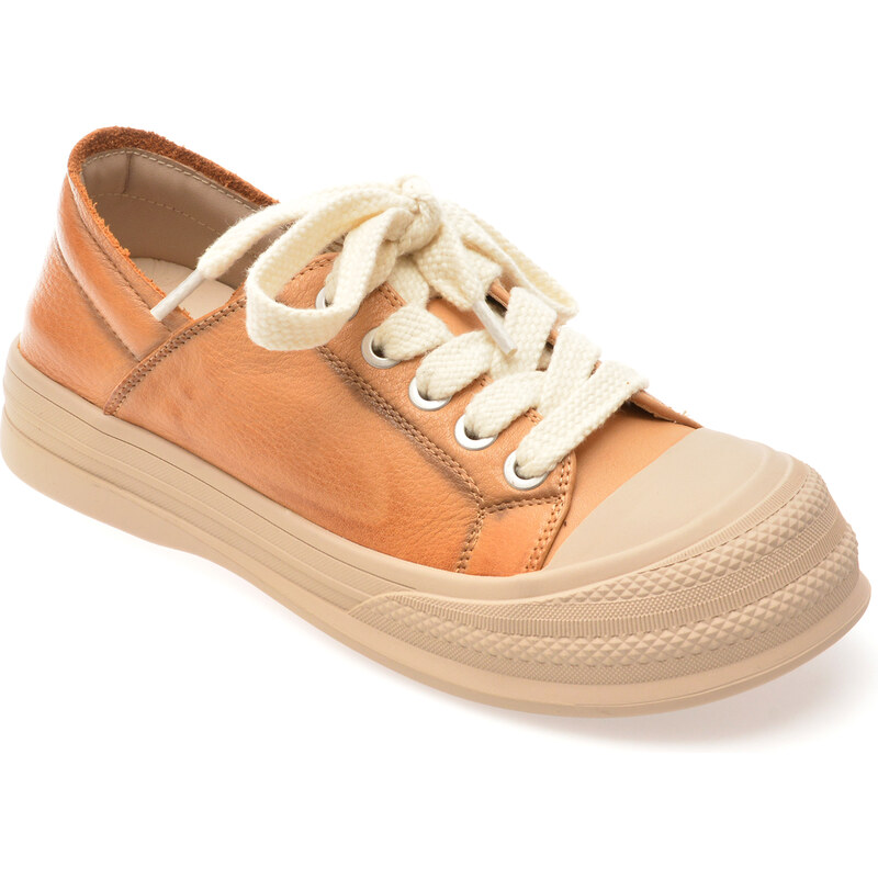 Pantofi sport FLAVIA PASSINI maro, S2010, din piele naturala