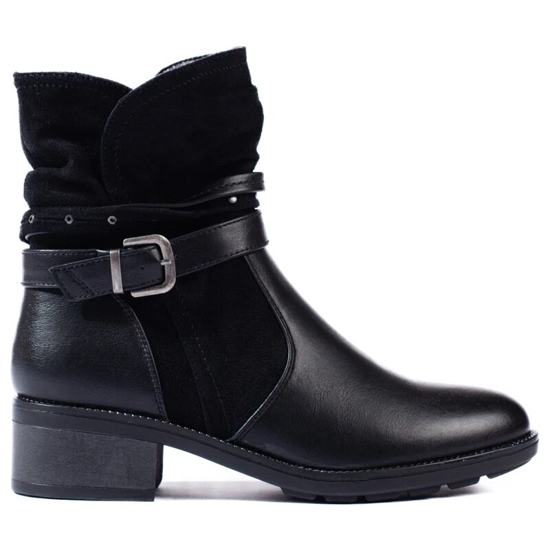 GOODIN Shelvt women's ankle boots with decorative belt