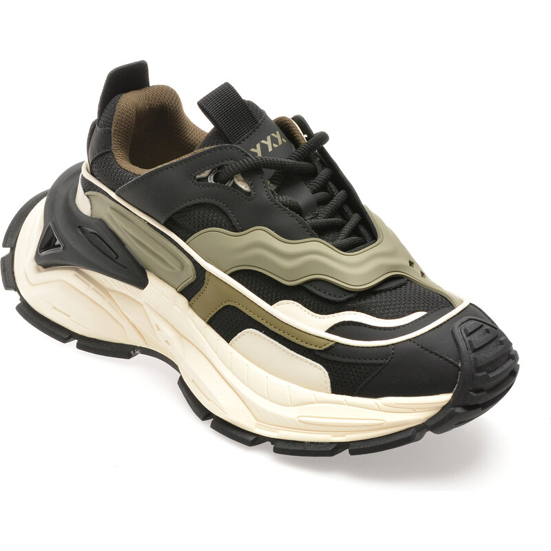 Pantofi sport GRYXX negri, 3832, din material textil
