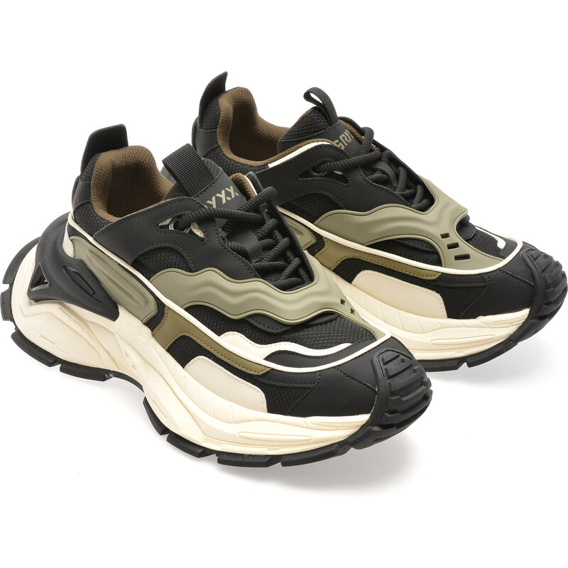 Pantofi sport GRYXX negri, 3832, din material textil
