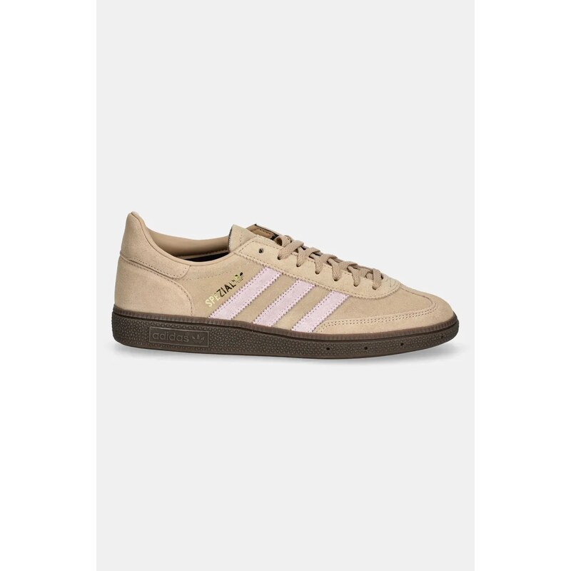 adidas Originals sneakers din piele intoarsă Handball Spezial culoarea bej, JI2651
