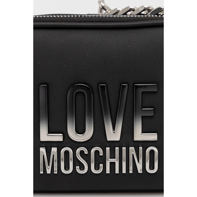 Love Moschino geantă culoarea negru, JC4255PP0MKD000B
