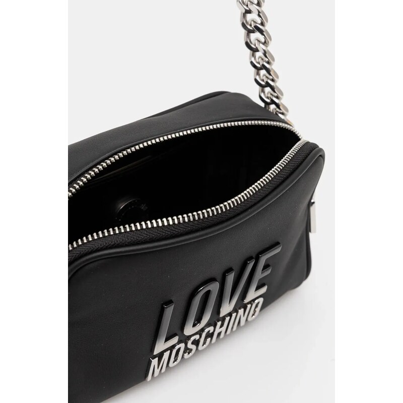 Love Moschino geantă culoarea negru, JC4255PP0MKD000B