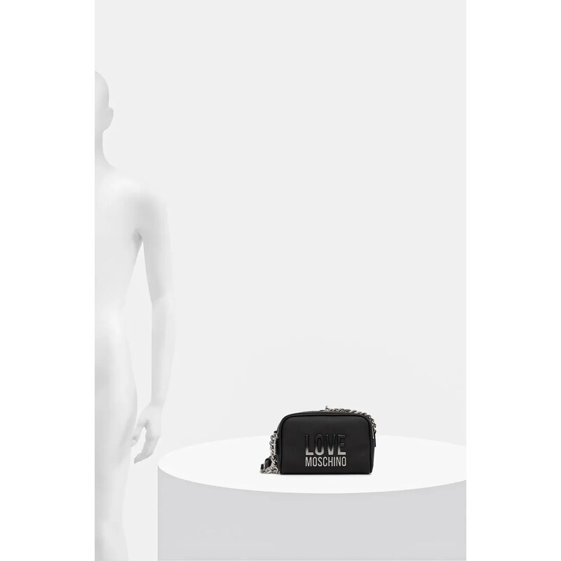 Love Moschino geantă culoarea negru, JC4255PP0MKD000B