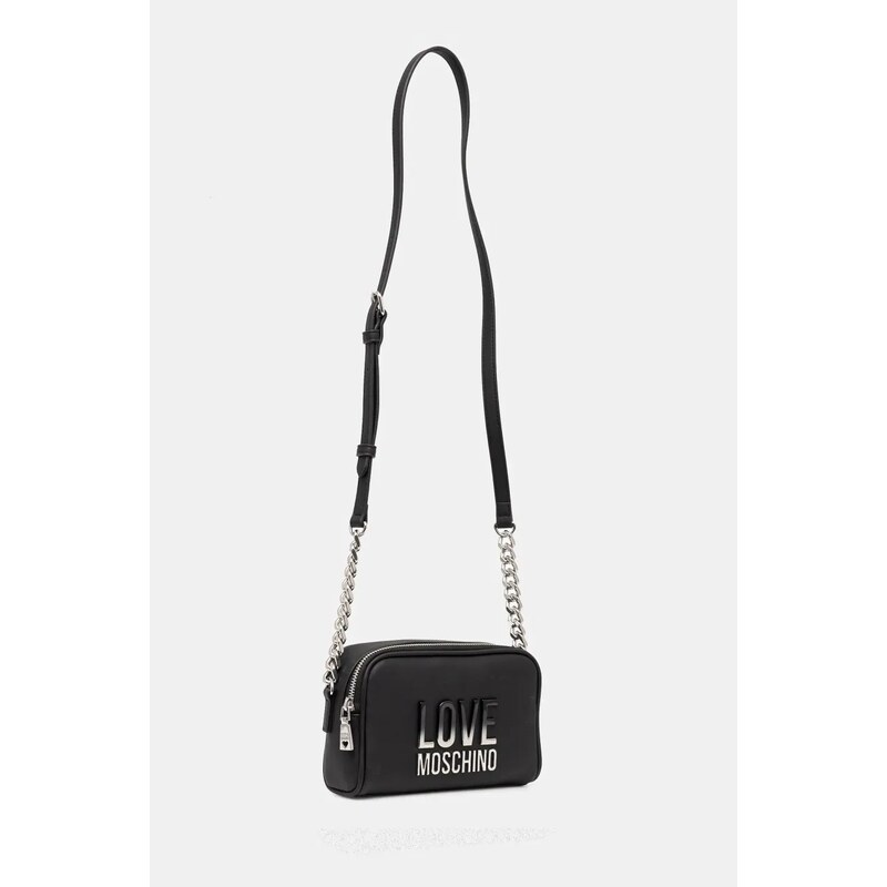 Love Moschino geantă culoarea negru, JC4255PP0MKD000B