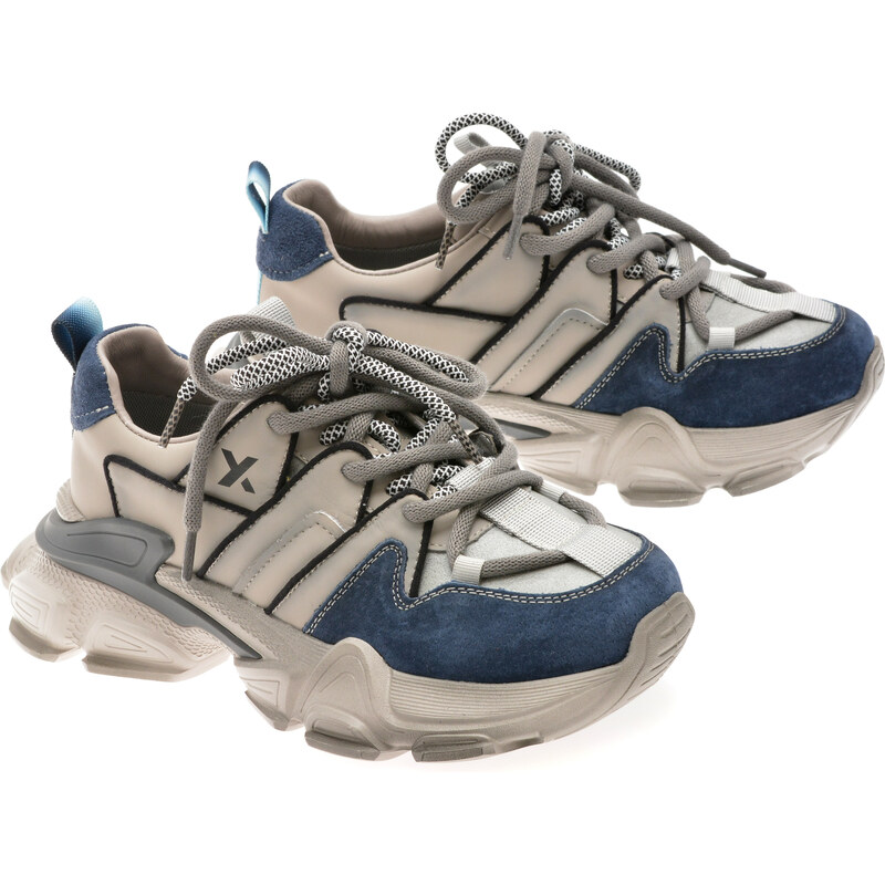 Pantofi sport GRYXX gri, 5752, din piele ecologica