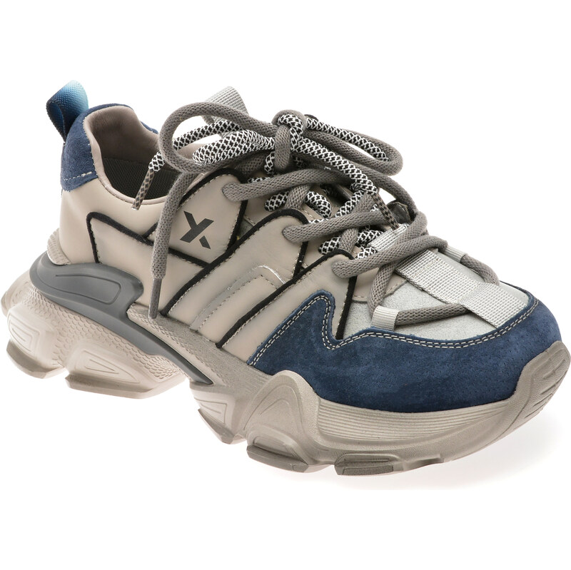 Pantofi sport GRYXX gri, 5752, din piele ecologica