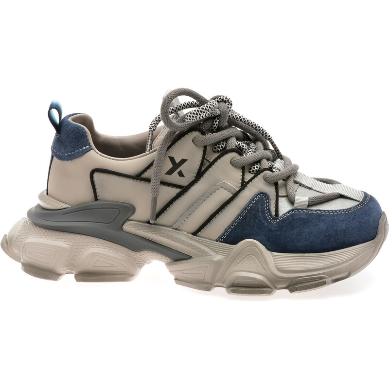 Pantofi sport GRYXX gri, 5752, din piele ecologica