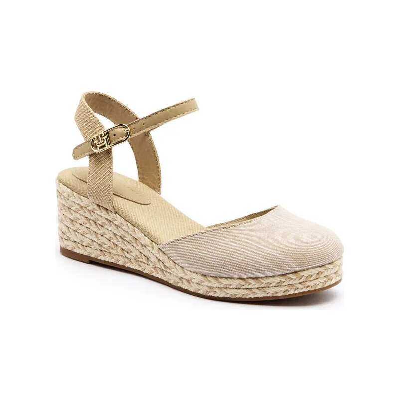 Tommy Hilfiger Platforme cu adaos de piele