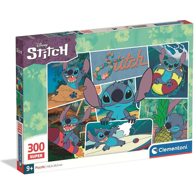 Disney Lilo și Stitch Beach Party Puzzle Clementoni, 300 piese - GLAMI.ro