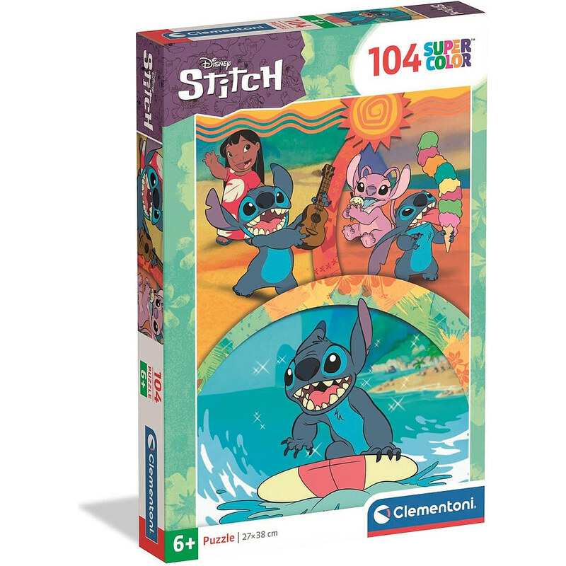 Disney Lilo și Stitch Island Vibes Puzzle Clementoni cu 104 piese ...