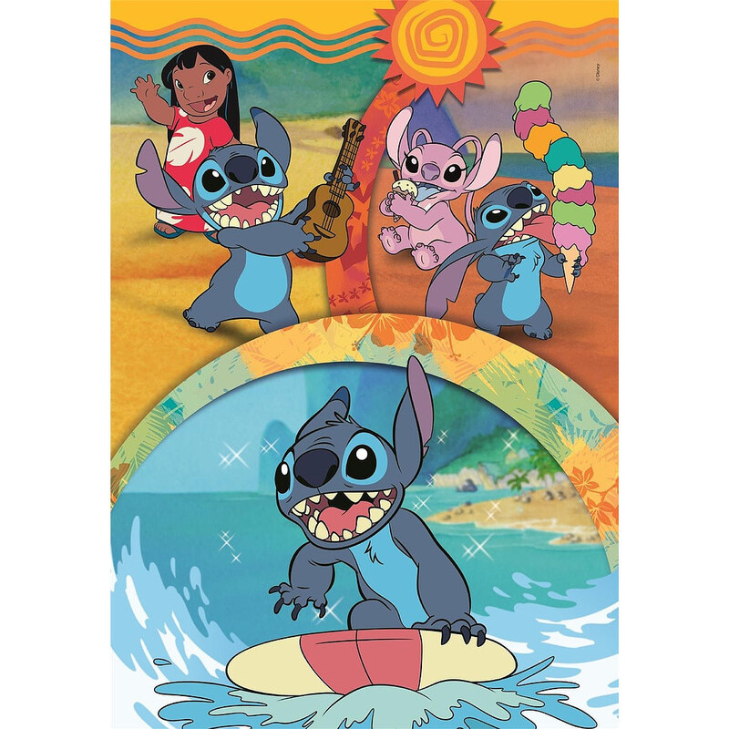 Disney Lilo și Stitch Island Vibes Puzzle Clementoni cu 104 piese ...