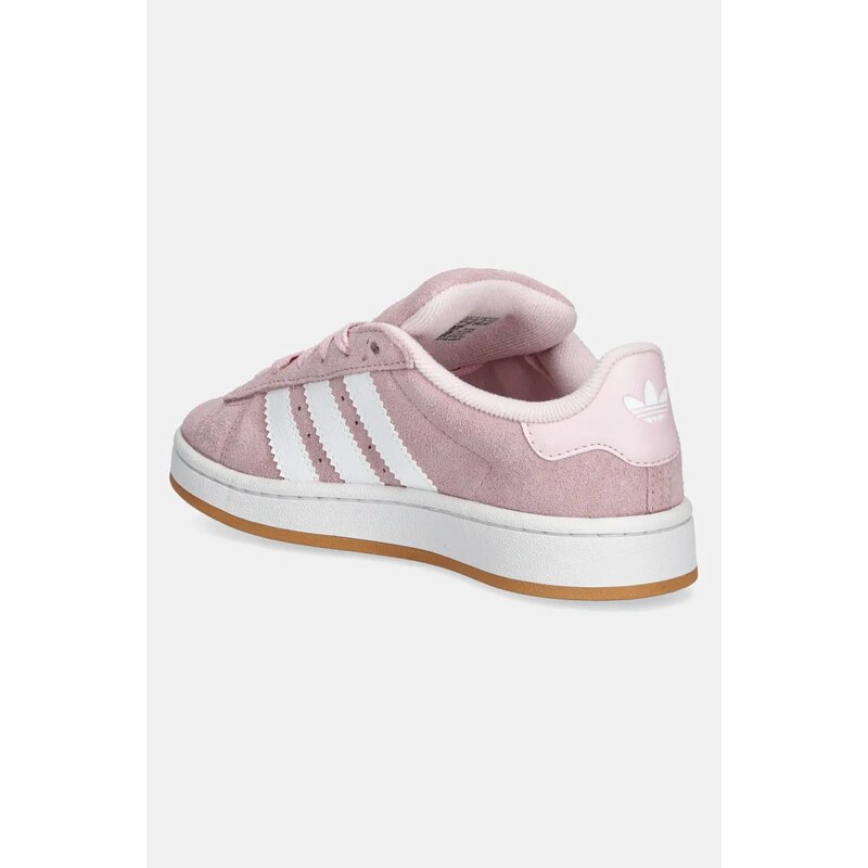 adidas Originals sneakers de piele întoarsă pentru copii CAMPUS 00s culoarea roz, JP5507