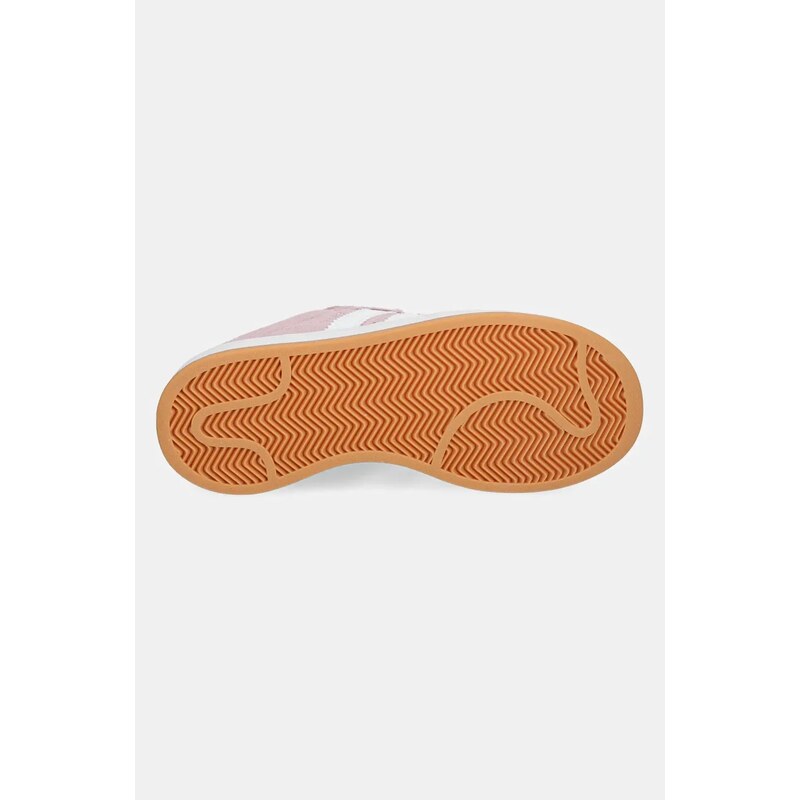 adidas Originals sneakers de piele întoarsă pentru copii CAMPUS 00s culoarea roz, JP5507