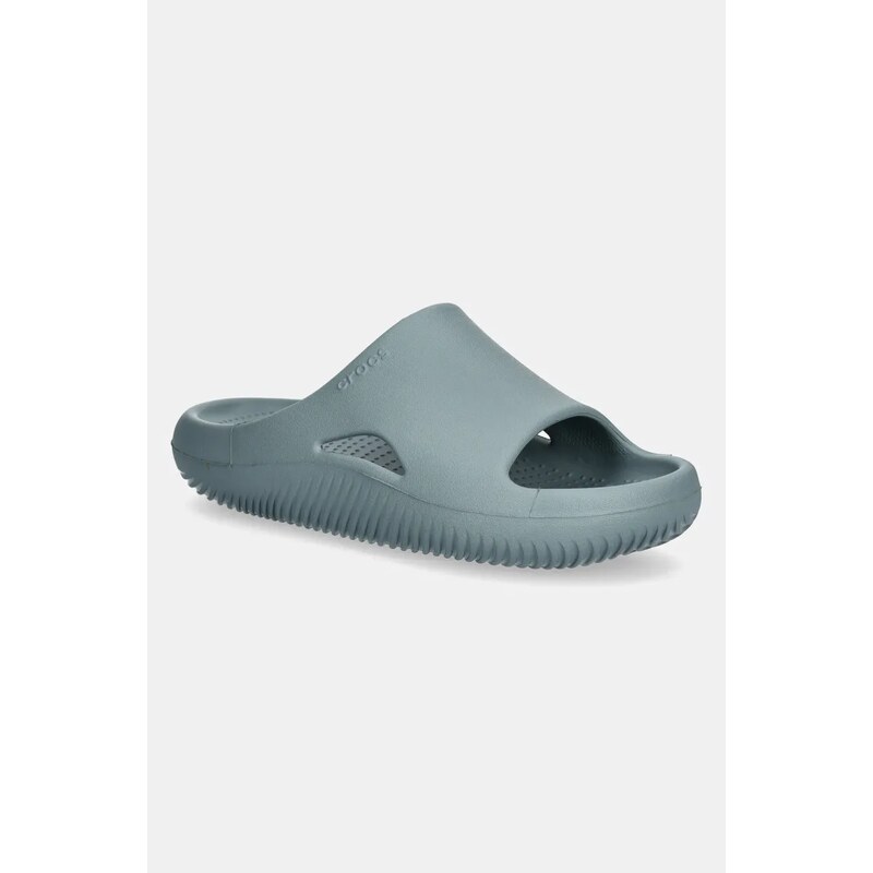 Crocs papuci Mellow Recovery Slide culoarea verde, 208392.0YO