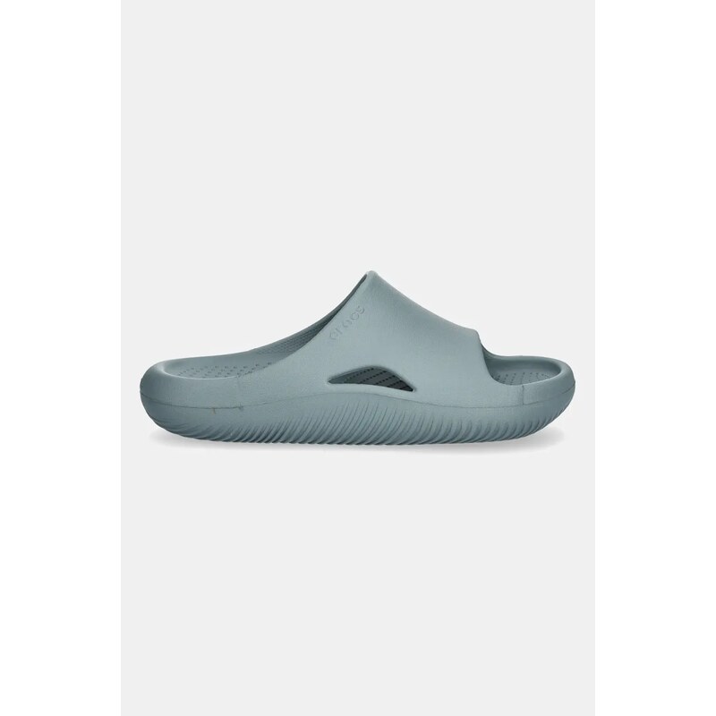 Crocs papuci Mellow Recovery Slide culoarea verde, 208392.0YO