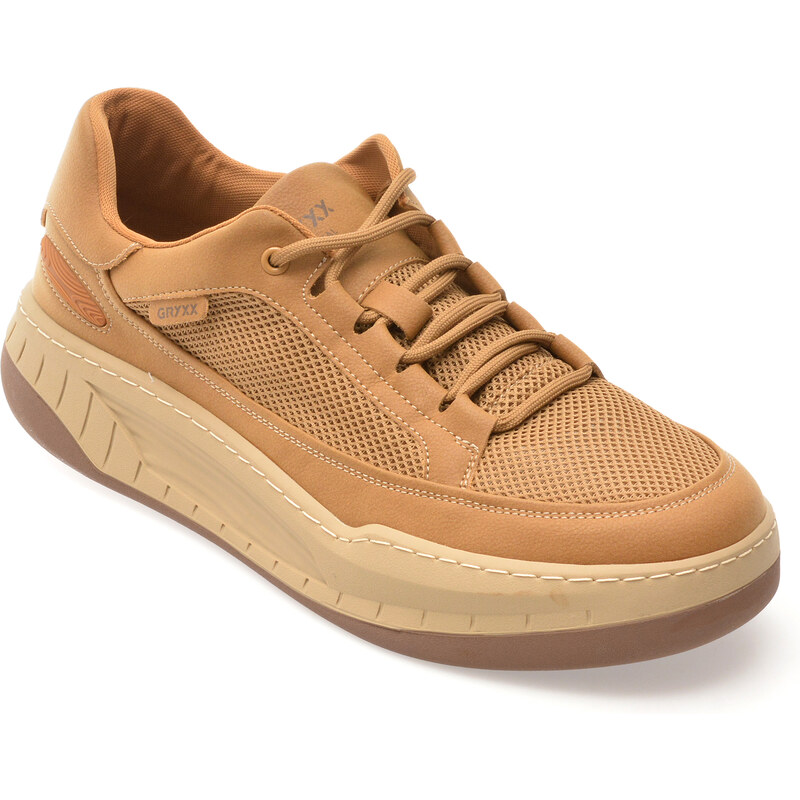 Pantofi sport GRYXX maro, 80028, din material textil