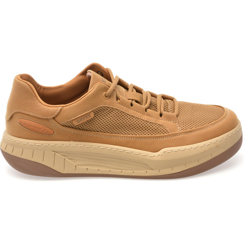 Pantofi sport GRYXX maro, 80028, din material textil