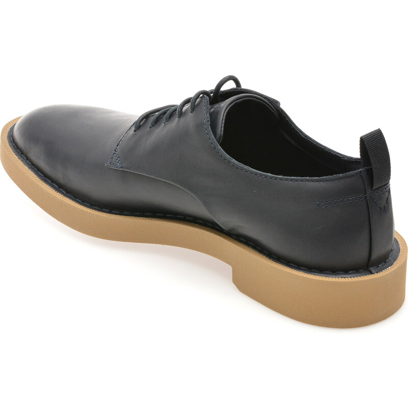 Pantofi CLARKS bleumarin, MARTOCK LACE, din piele naturala