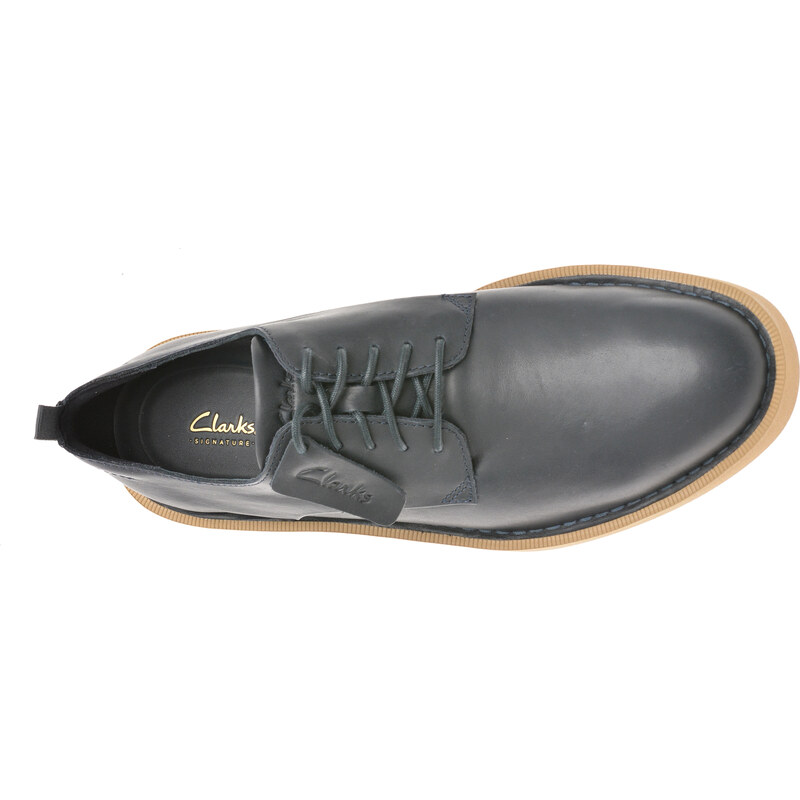 Pantofi CLARKS bleumarin, MARTOCK LACE, din piele naturala