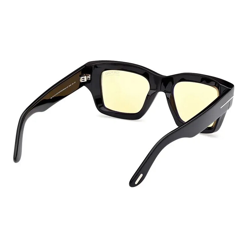 Tom Ford ochelari de soare Ilias bărbați, culoarea negru, FT1154_5001E
