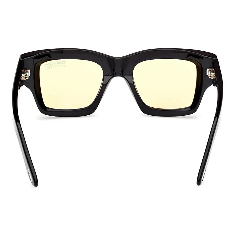 Tom Ford ochelari de soare Ilias bărbați, culoarea negru, FT1154_5001E