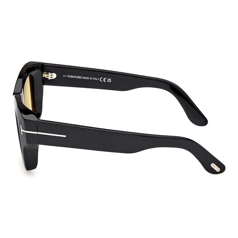 Tom Ford ochelari de soare Ilias bărbați, culoarea negru, FT1154_5001E