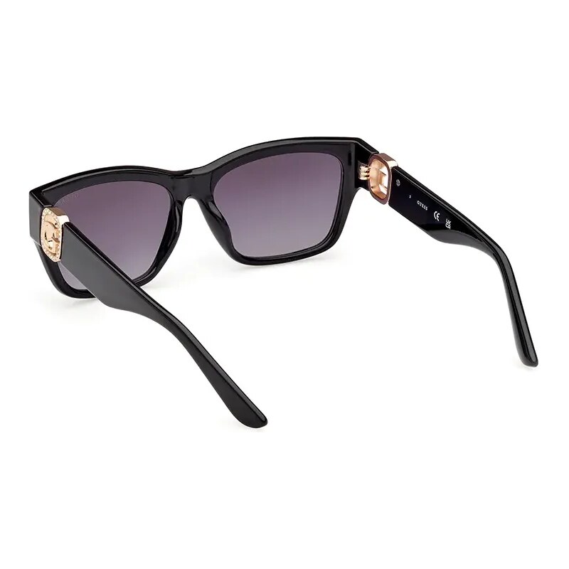 Guess ochelari de soare femei, culoarea negru, GU00105_5601B