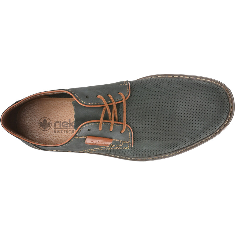 Pantofi RIEKER bleumarin, 13439, din piele naturala