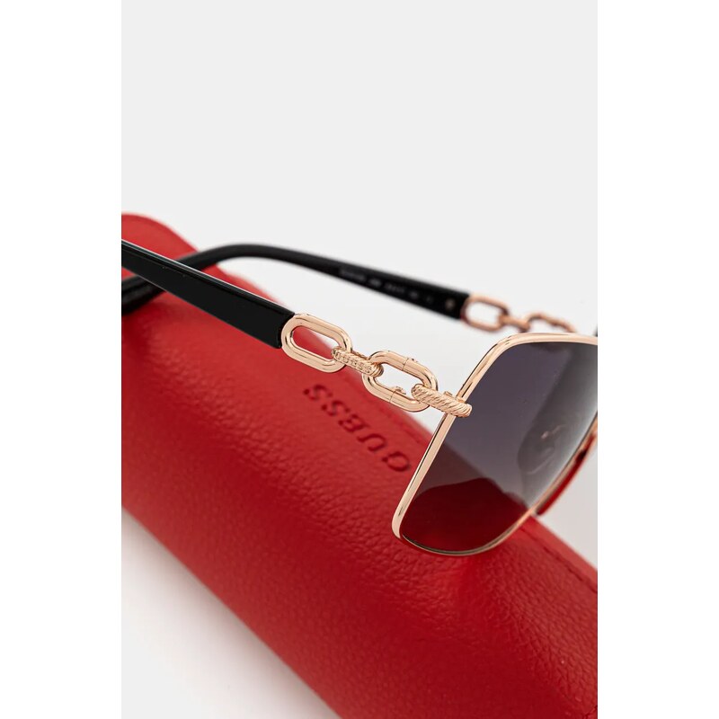 Guess ochelari de soare femei, culoarea auriu, GU00159_6328B