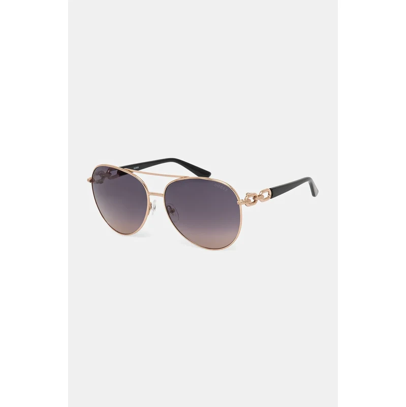 Guess ochelari de soare femei, culoarea auriu, GU00158_6128B