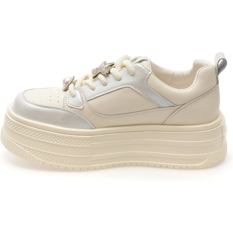 Pantofi sport GRYXX albi, XC0052, din piele naturala